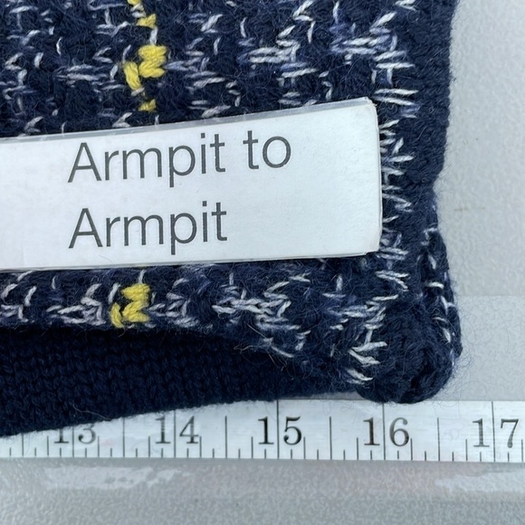 Les Copains Sweater Women's XS Extra Small IT 42 Blue Wool Knit Turtleneck - Picture 13 of 14